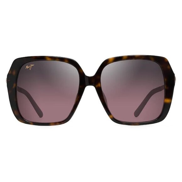 New MAUI JIM Poolside Havana Polarised Square RS838 10 Sunglasses Women - Picture 2 of 4